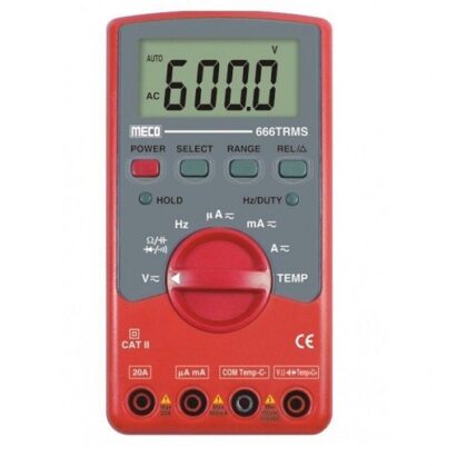 MECO 666-TRMS Digital Multimeter (AC Voltage Range 600mV to 750V)