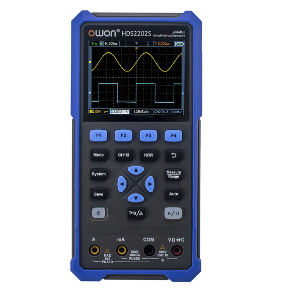 OWON HDS2202S Handheld Digital Oscilloscope- 200 Mhz